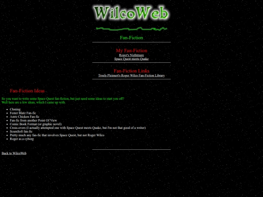 wilcoweb_archive2/fanfic screenshot