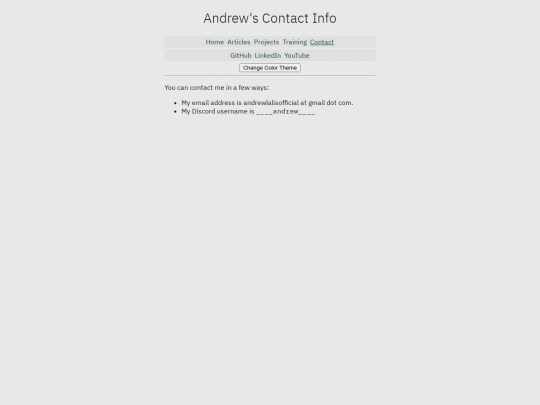 contact screenshot
