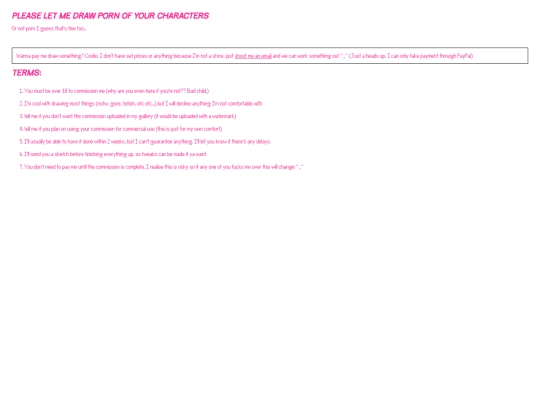 gallery/commissioninfo screenshot