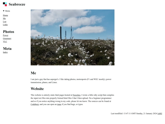 site/me screenshot