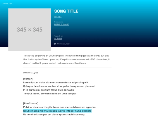 live previews/prodigylyrics screenshot