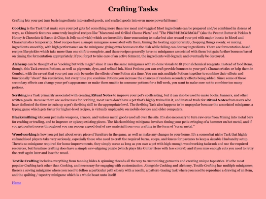 CraftingTasks screenshot
