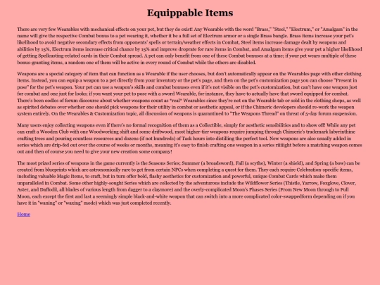 Equippables screenshot