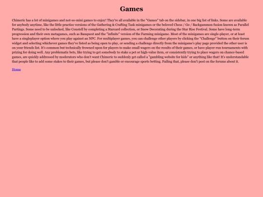 Games screenshot