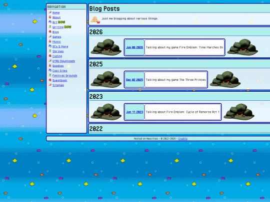 blog screenshot