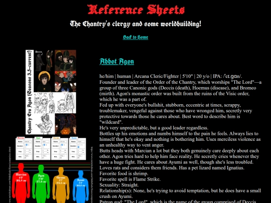 ReferenceSheets screenshot
