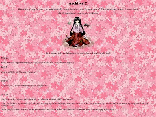 archives screenshot
