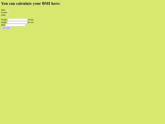 bmirechner screenshot