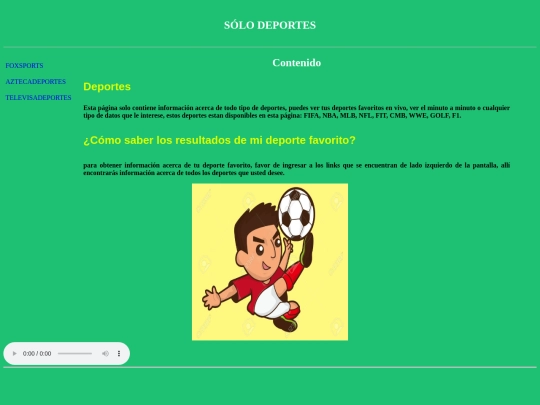 PaginaWebPersonal screenshot