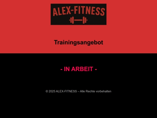 trainingsangebot screenshot