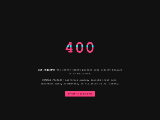errors/400/400 screenshot