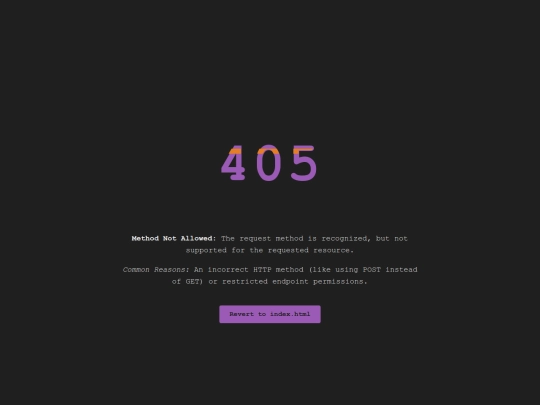 errors/400/405 screenshot