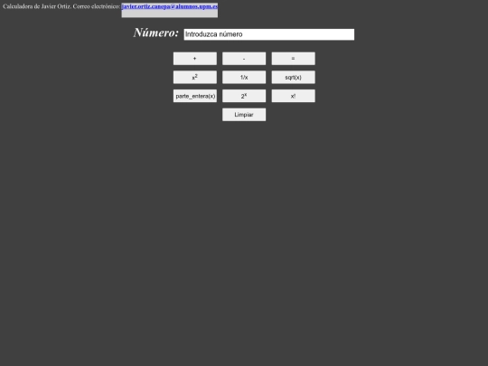 calculadora screenshot