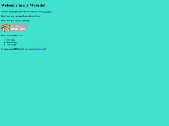 first screenshot