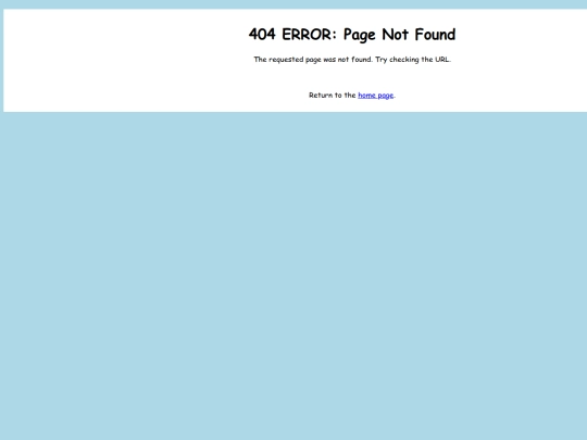 not_found screenshot