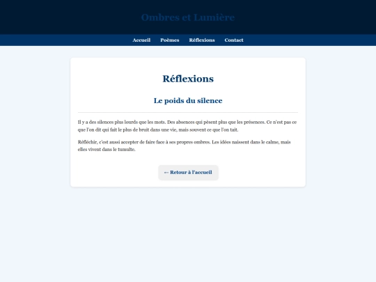 reflexions screenshot
