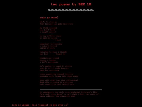 zineposts/bee-lb-feb-23-2026 screenshot