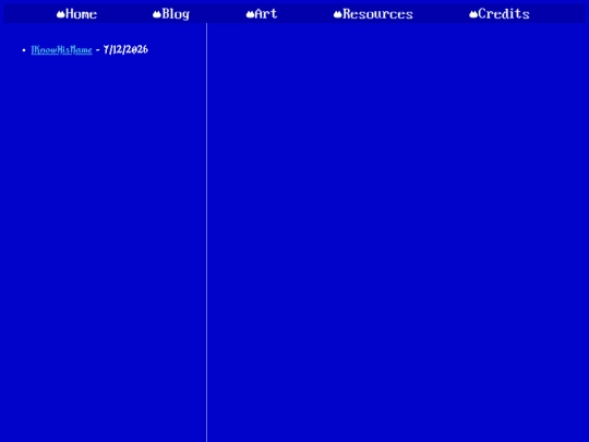 blog screenshot