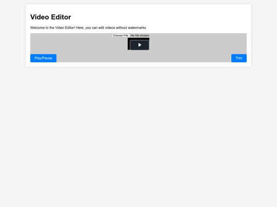 videoeditor screenshot