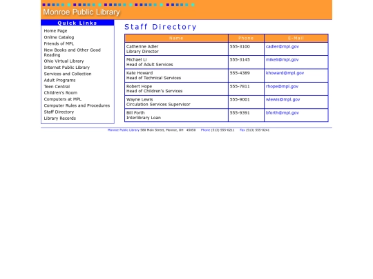 index screenshot