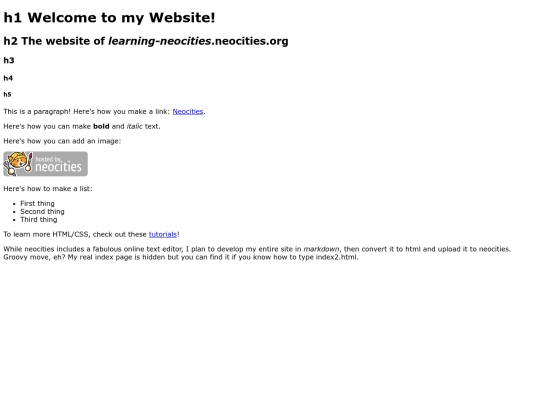 index screenshot