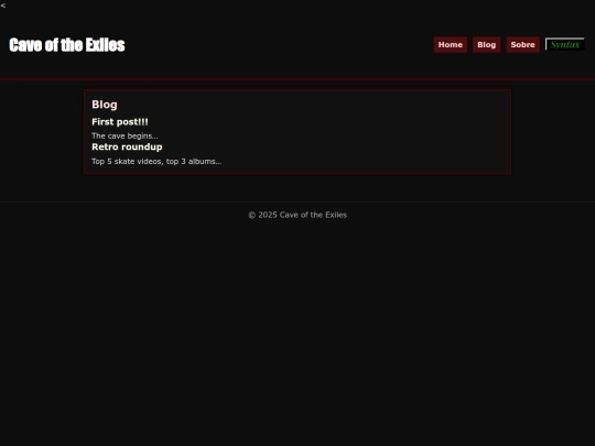 blog screenshot