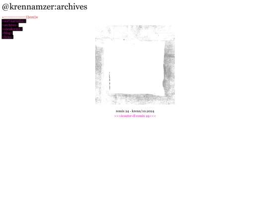 archivage 13-remix 24 screenshot