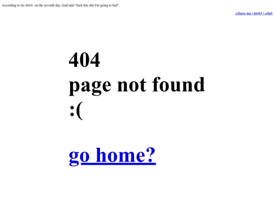 not_found screenshot