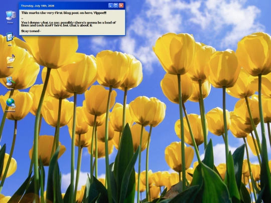 Blog screenshot