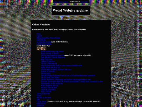 neocities screenshot