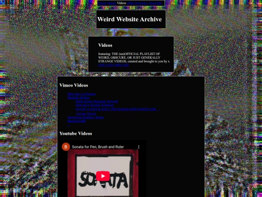 videos screenshot