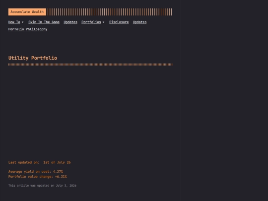 utility-portfolio screenshot