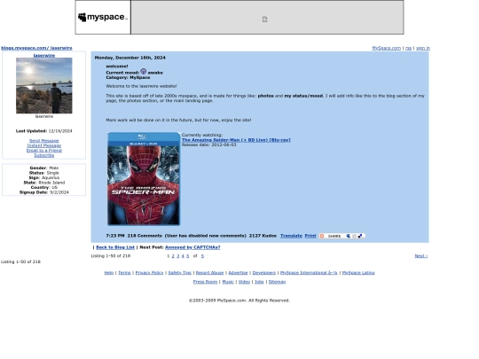 blog screenshot
