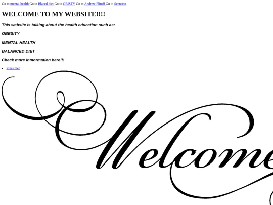 Homepage screenshot