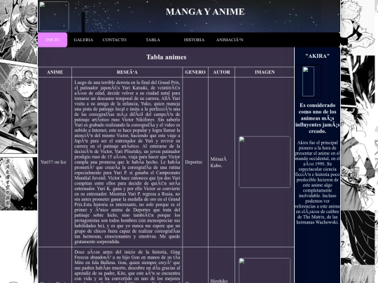 Tabla screenshot