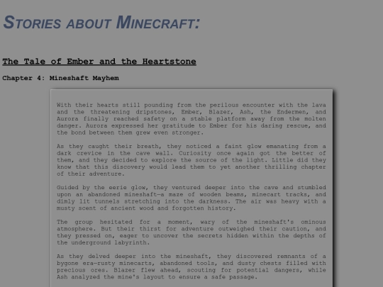 mcstories screenshot