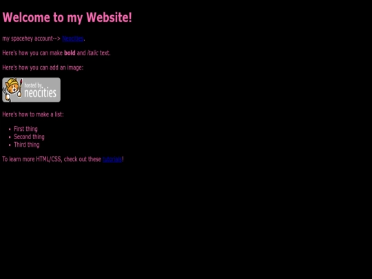 index screenshot
