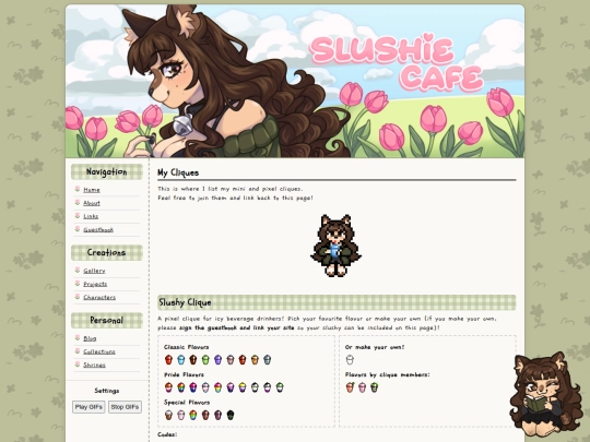 cliques screenshot