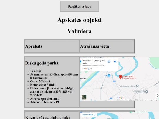 apskatesobjekti screenshot