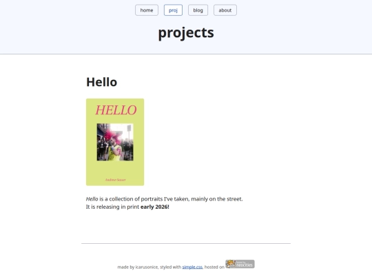 proj screenshot