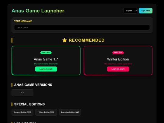 AnasGame screenshot