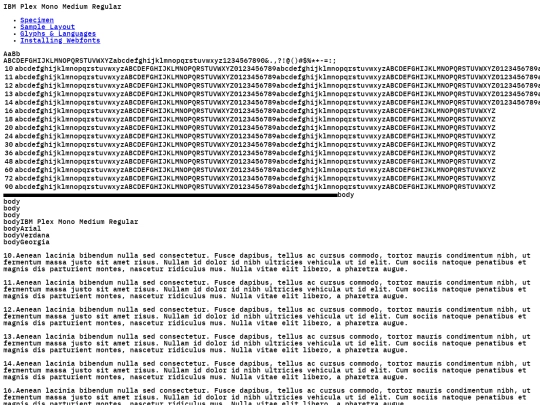 Web embedded/ibmplexmono-medium-demo screenshot