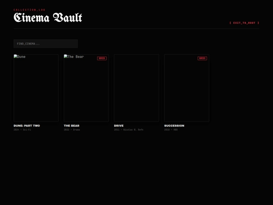 cinema screenshot