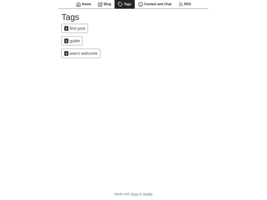 tags screenshot
