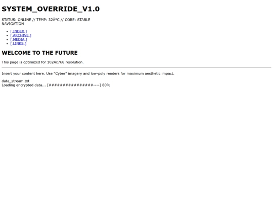 index screenshot