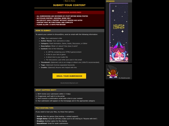 submit screenshot