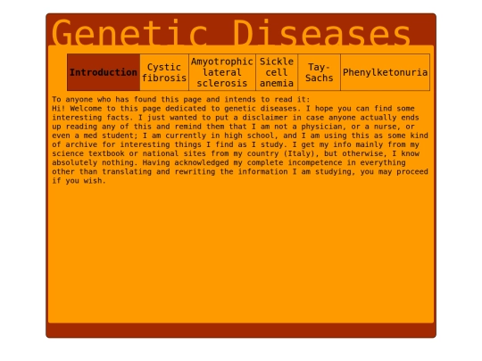 Human Biology/malattiegenetiche screenshot