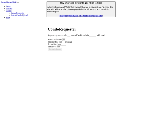 condorequester screenshot