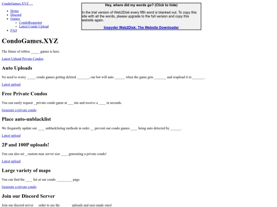 index screenshot