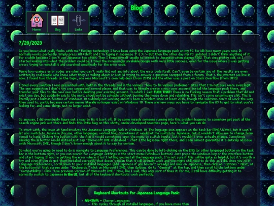 blog screenshot